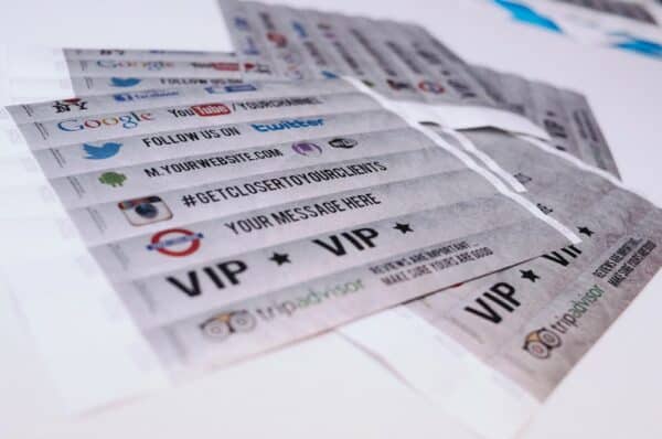 Pulseras de papel Tyvek