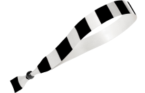 Tela con rayas blancas y negras