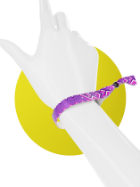 Tela - Rayas púrpuras de festival