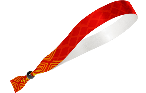 Tela - Cuadrados Naranja Festival