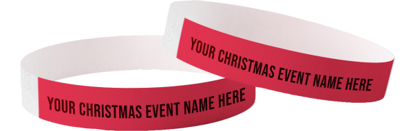 Pulseras Tyvek de Navidad disponibles en España