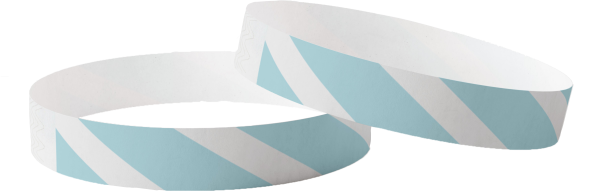 Tyvek liso azul a rayas