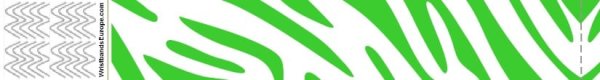 Pulseras Tyvek lisas verde cebra