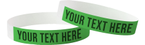 Pulseras Tyvek impresas - Biodegradables