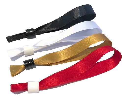 Pulseras de tela lisas - Recicladas